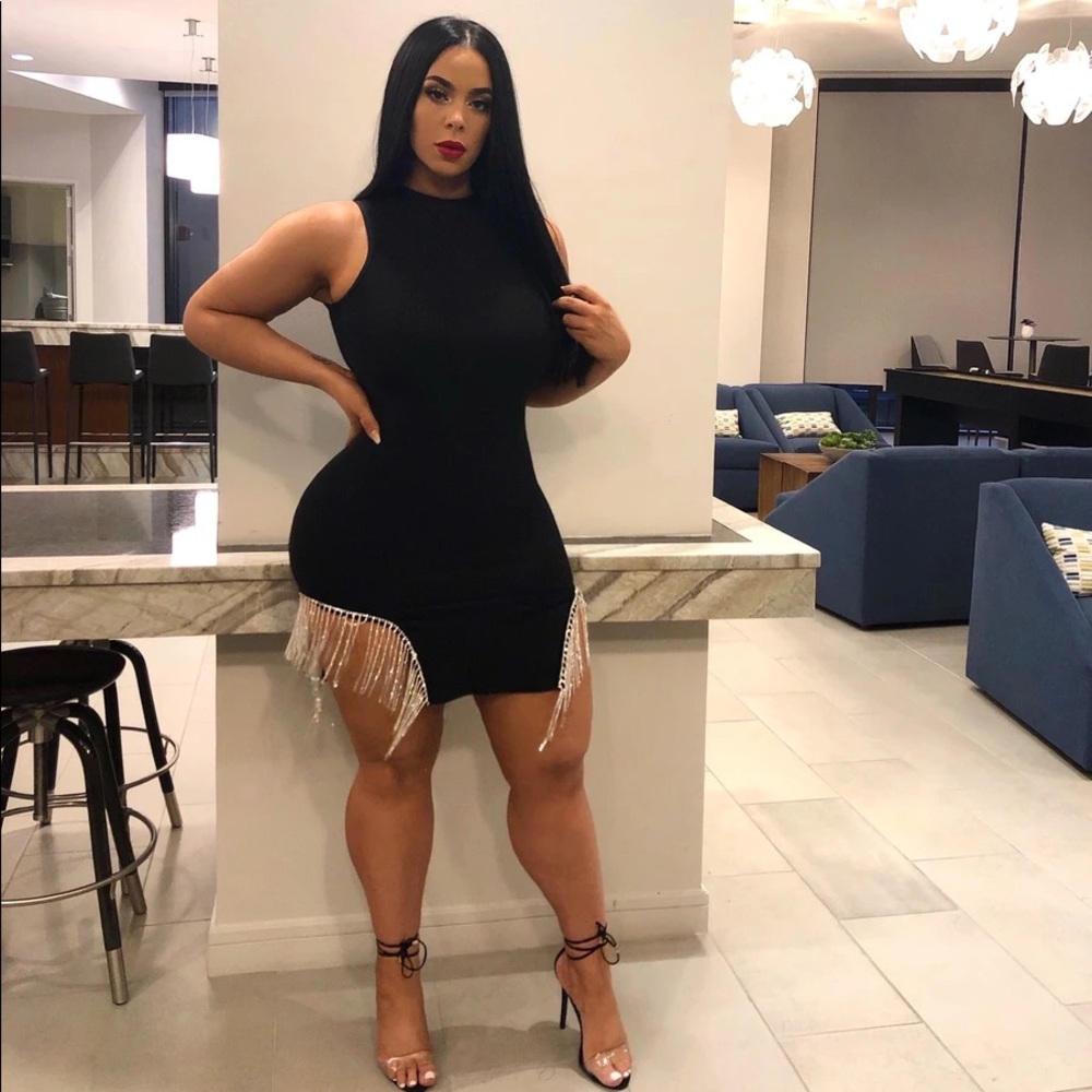 NWT Black Sexy Evening Dress